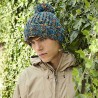 Winter hat - mod. B487:Retro Twist, 100% acrylic, Retro Twist